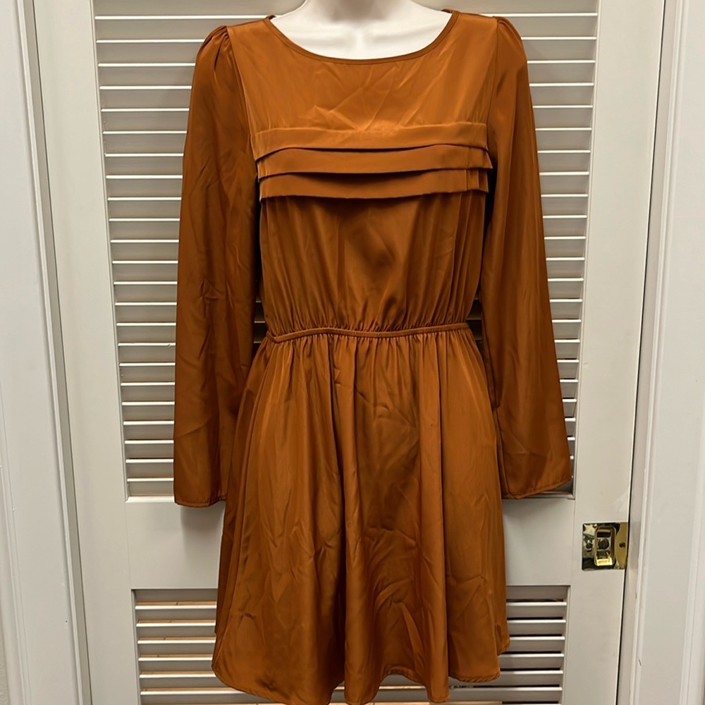 Everly Burnt Orange Dress